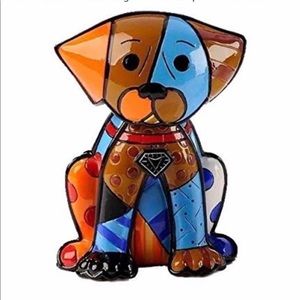 Romero Britto Boxer 6” Figurine